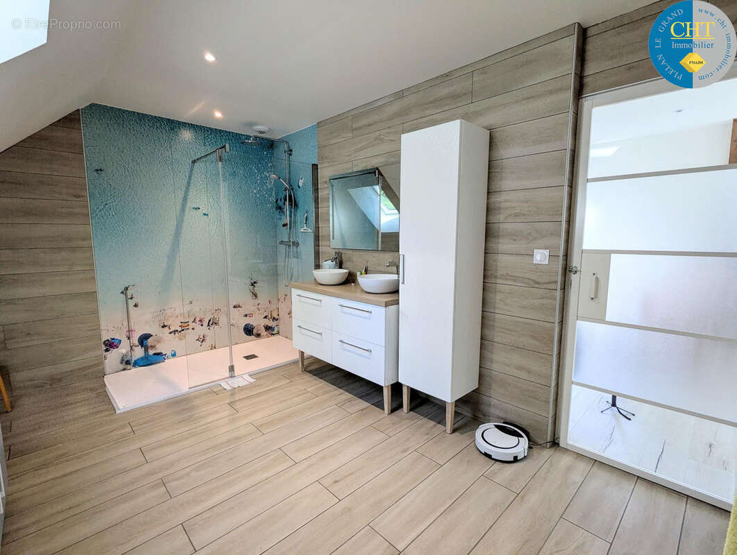 Exclusivité : magnifique maison et son étang privatif   paimpont (35380) avec cht immobilier - photo 24
