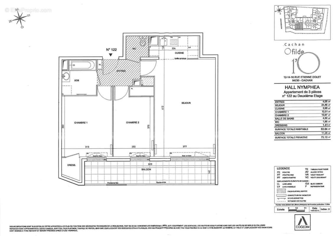 Appartement à CACHAN