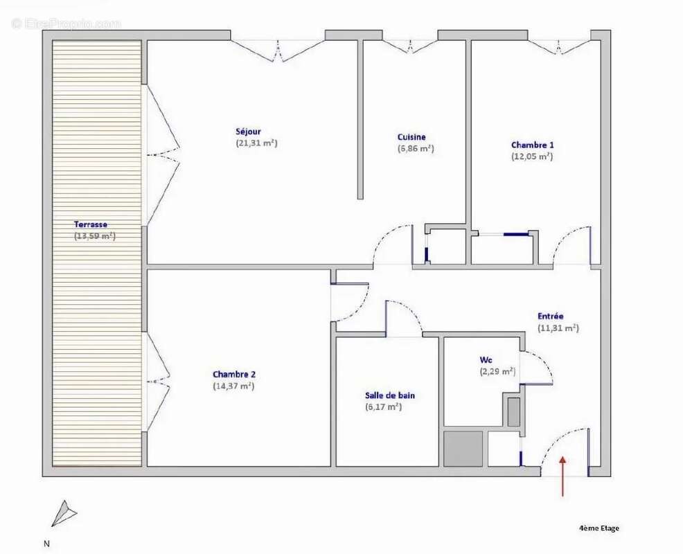 Appartement à BOULOGNE-BILLANCOURT