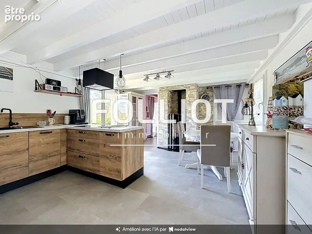 A Vendre Ferme de Carteret rénovée avec goût avec autonomie de plain pied - photo 2