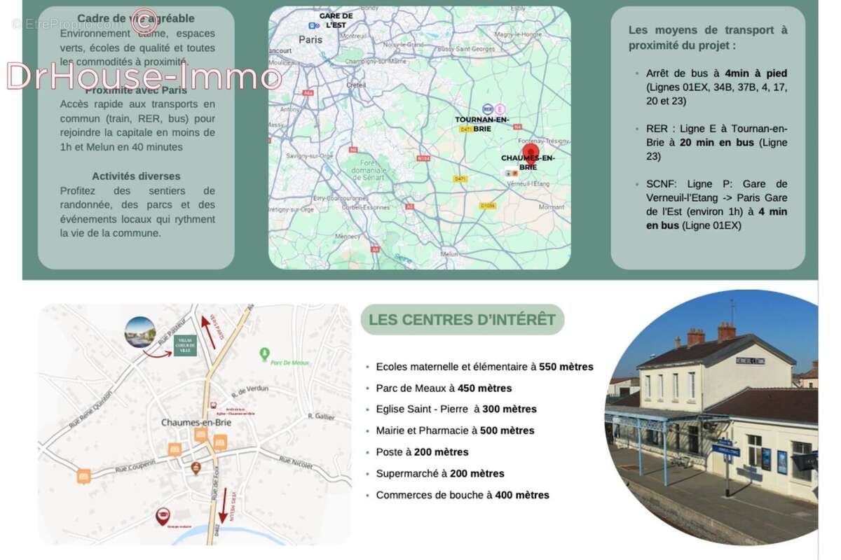 Maison à CHAUMES-EN-BRIE