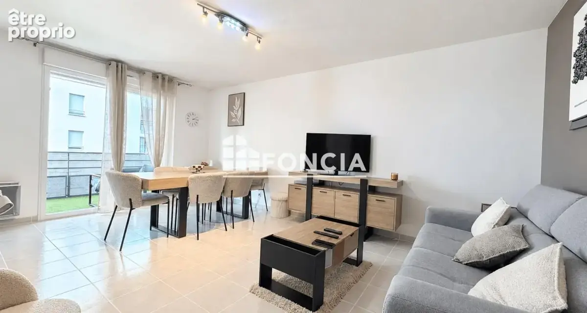 Appartement T2 vendu loué avec terrasse, cave et garage - photo 3