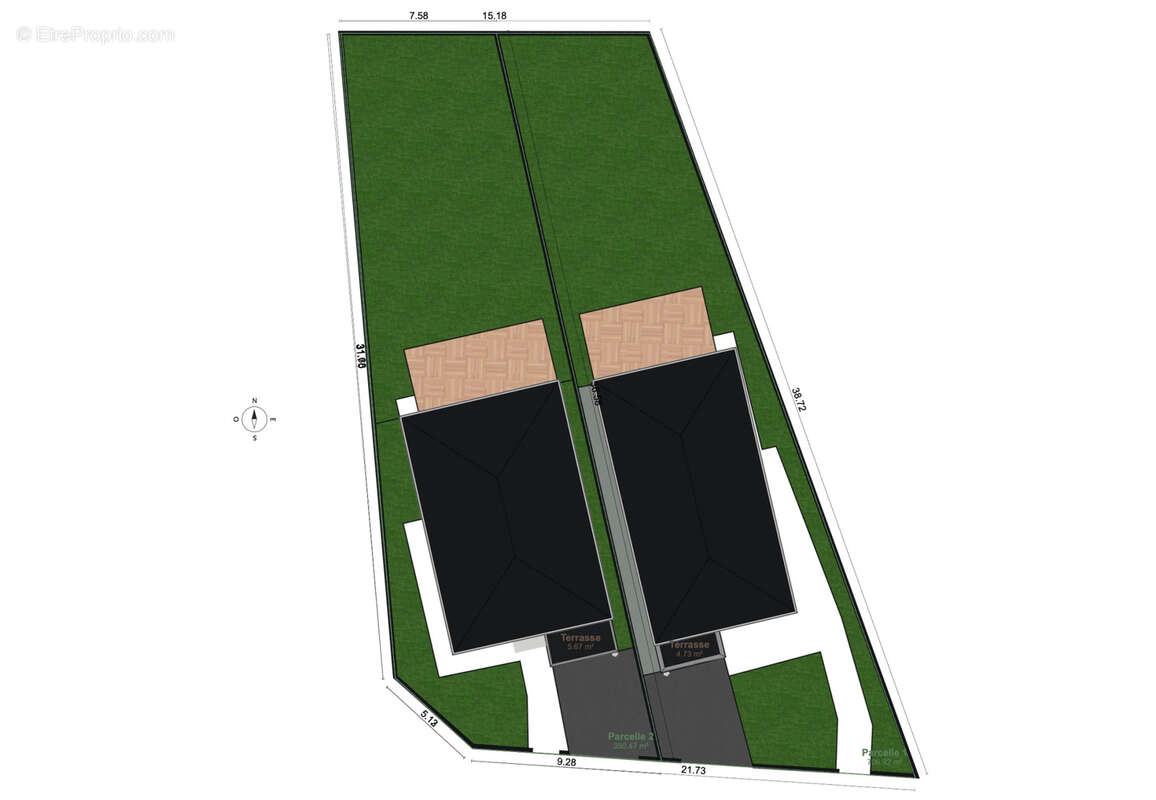 Terrain à LE PLESSIS-ROBINSON