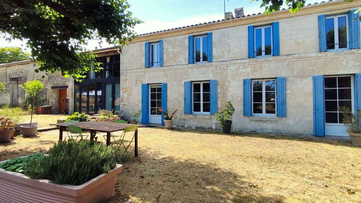 Charentaise de 220 m2, 5 chambres, dépendance, possibilité de gîte ou espace pro   Port-d'Envaux - photo 2