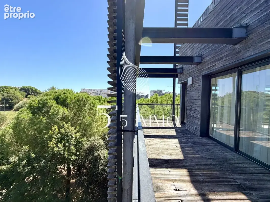Dernier etage avant villa sur toit - parc charpak - photo 2