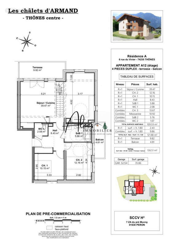 batiment A - Appartement à THONES