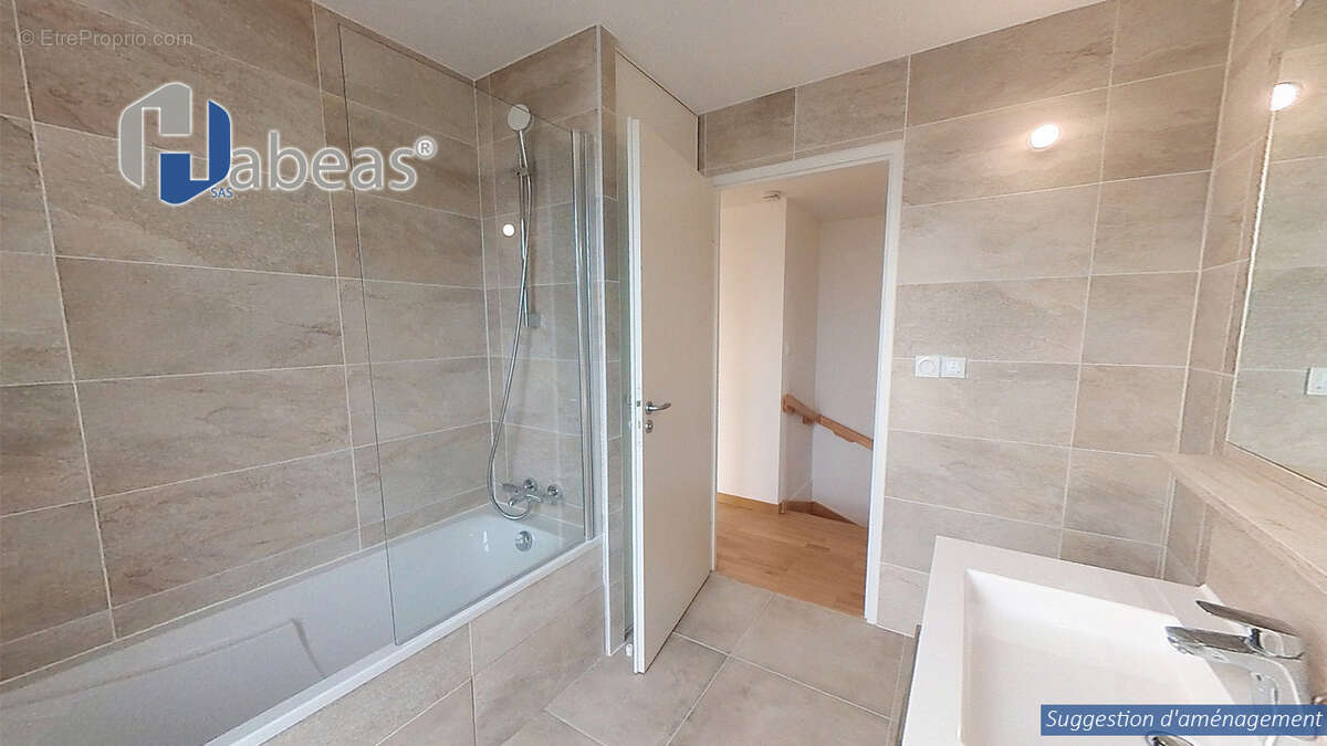 T4 Duplex de 95,42m² avec balcon de 11,87m² - photo 15