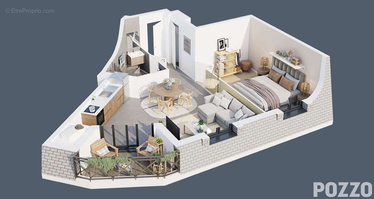 Dans résidence de standing, Appartements  du 2  au 4 pièce(s), hyper centre, à 50 m de la plage et des commerces - photo 2