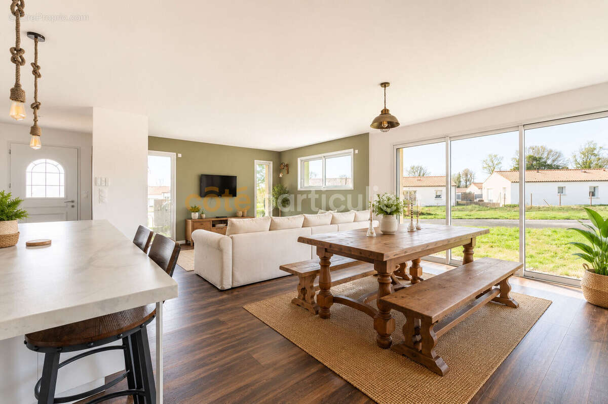 Maison familiale terrasse & jardin -- suite parentale -- calme -- les achard -- 115 m² - photo 4