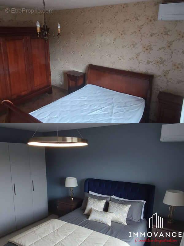 Photo avant/après Chambre 3 - Maison à SETE