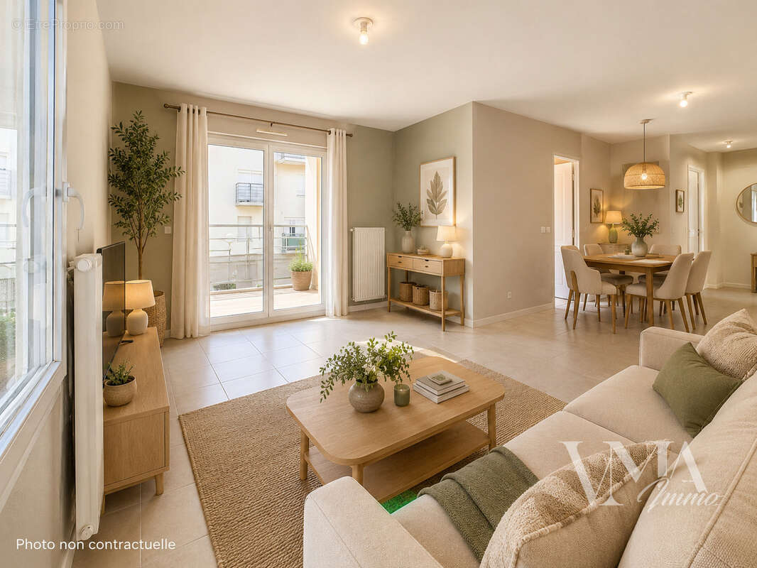 Oullins-Pierre-Bénite   T4 de 70,72 m2 avec balcon   Résidence récente - photo 2