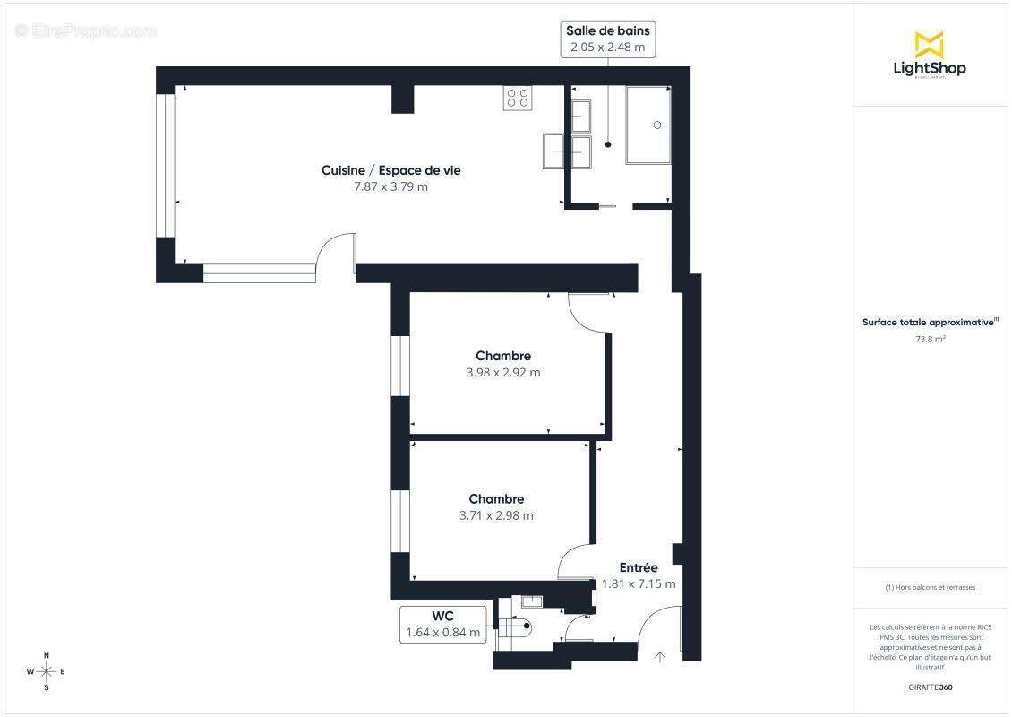 Appartement à PARIS-20E