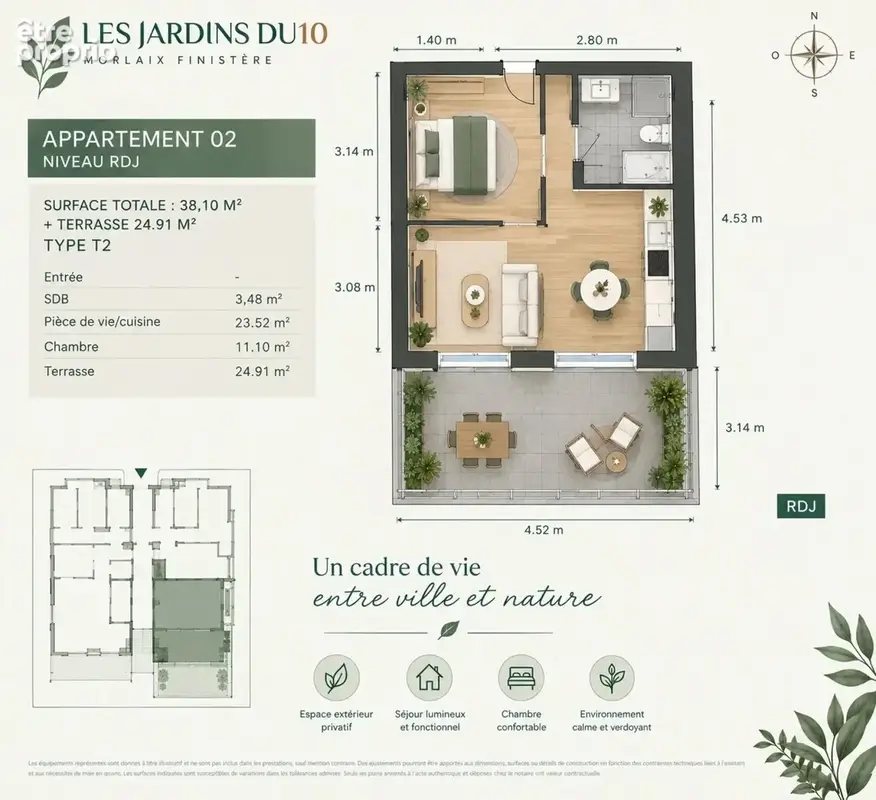 Photo 1 - Appartement à MORLAIX