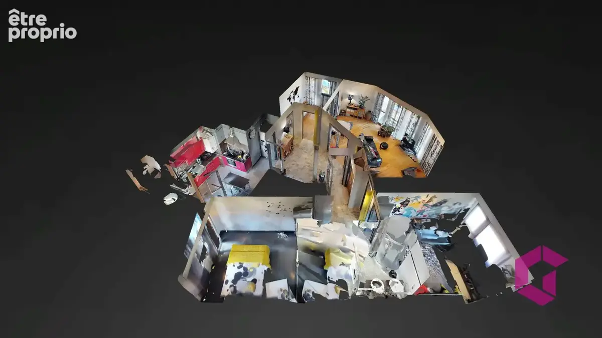 EXCLUSIVITE ! bel Appartement T4/T5 avec une architecture originale avec 2 balcons, cave et box , habitable de suite - photo 12