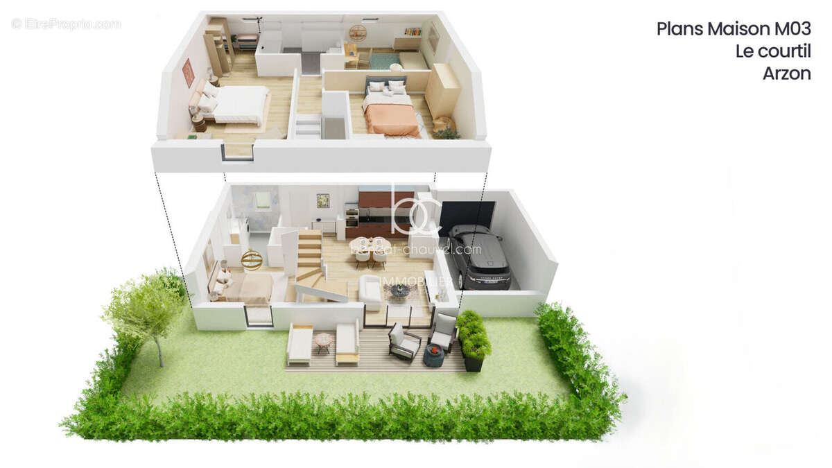ARZON BOURG, Maison neuve T5 - photo 6