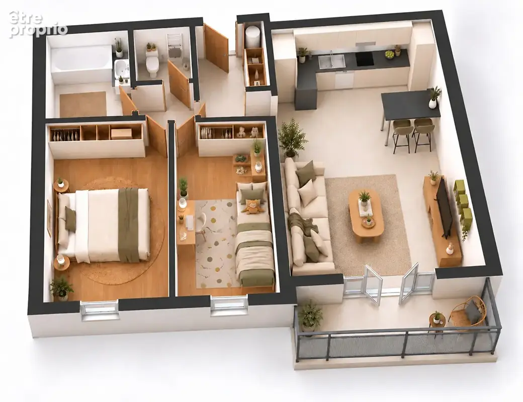 Appartement Choisy Le Roi 3 pièce(s) 62.34 m2 - photo 15