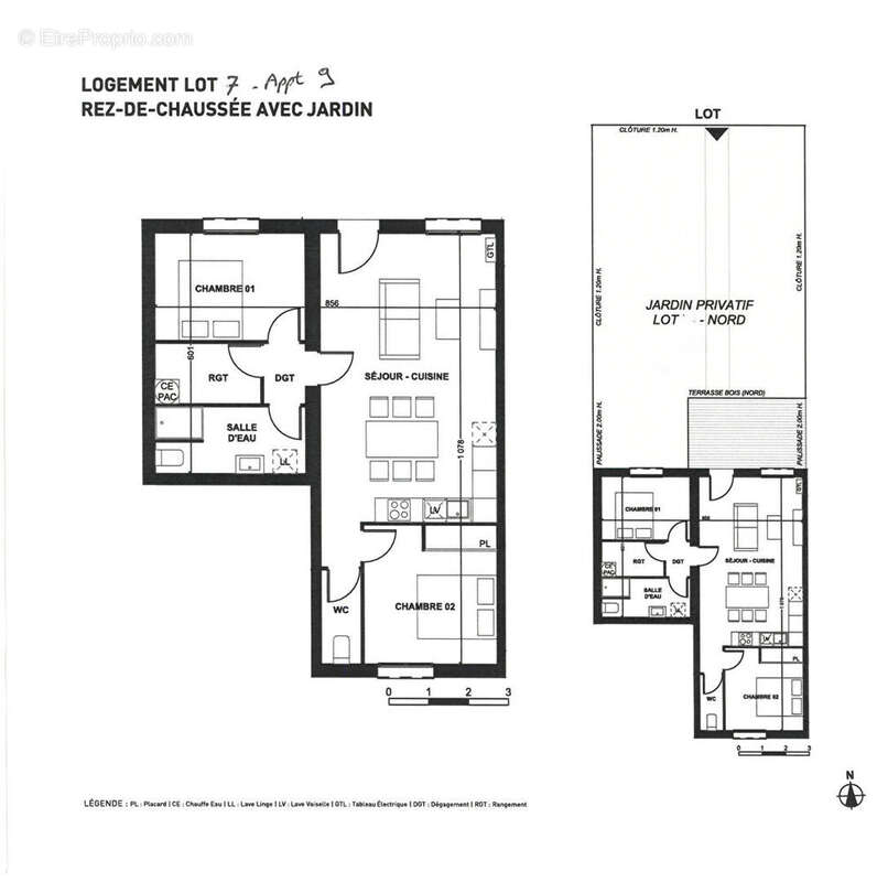 Montalivet  appartement 69.10 m² - photo 2