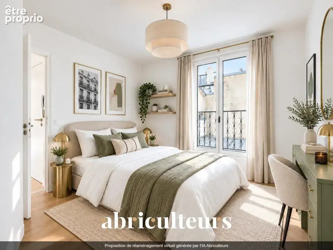 Bel appartement lumineux avec balconnet, au calme dans le 18ème arrondissement de Paris - photo 12