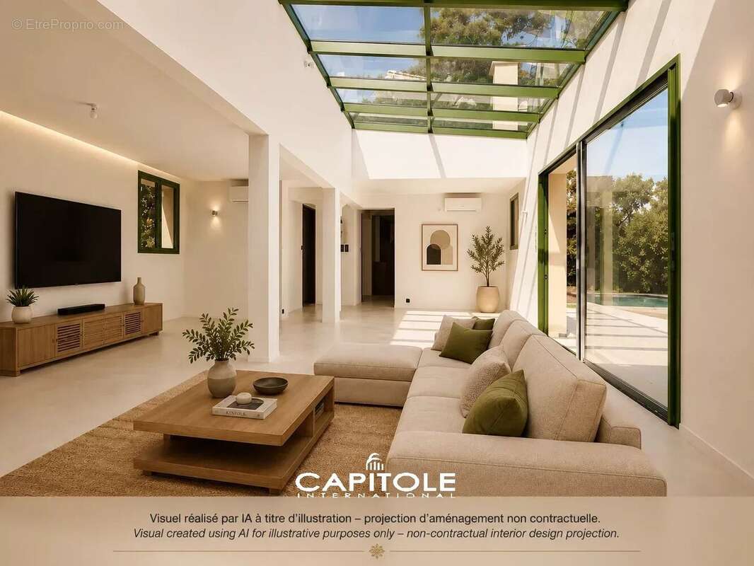 Antibes – villa d’exception rénovée avec vue mer  prestations ultra luxe - photo 6