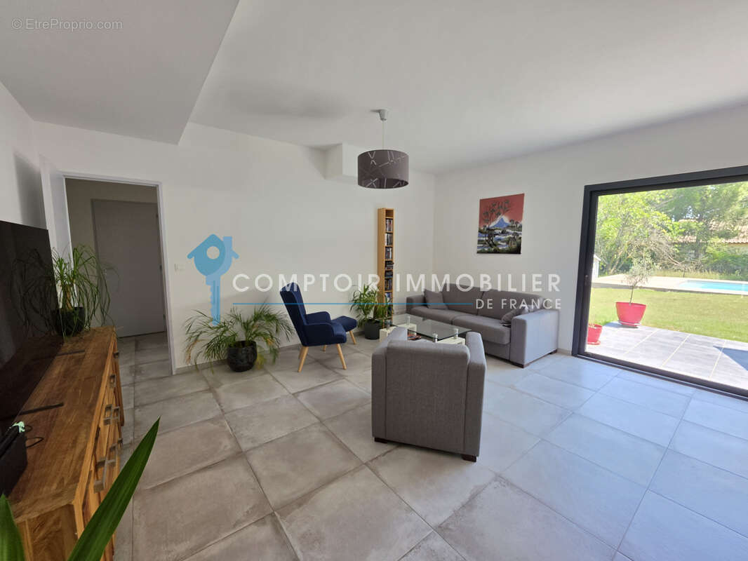 Dépt Hérault (34) - Saint André de Sangonis - À vendre - Villa T4, 105m2, terrain 1017 m2, terrasse, garage - photo 7