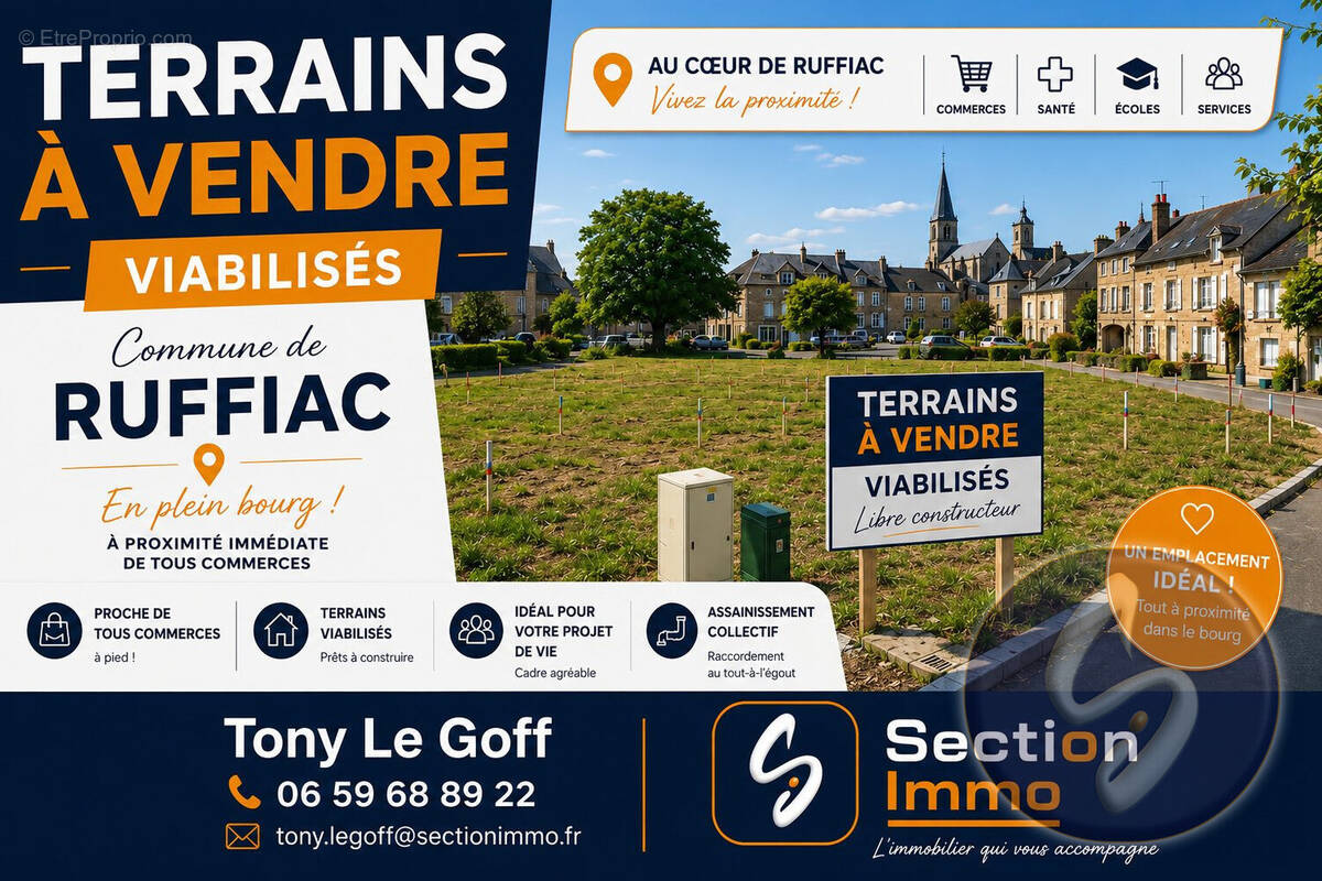 Terrain à RUFFIAC