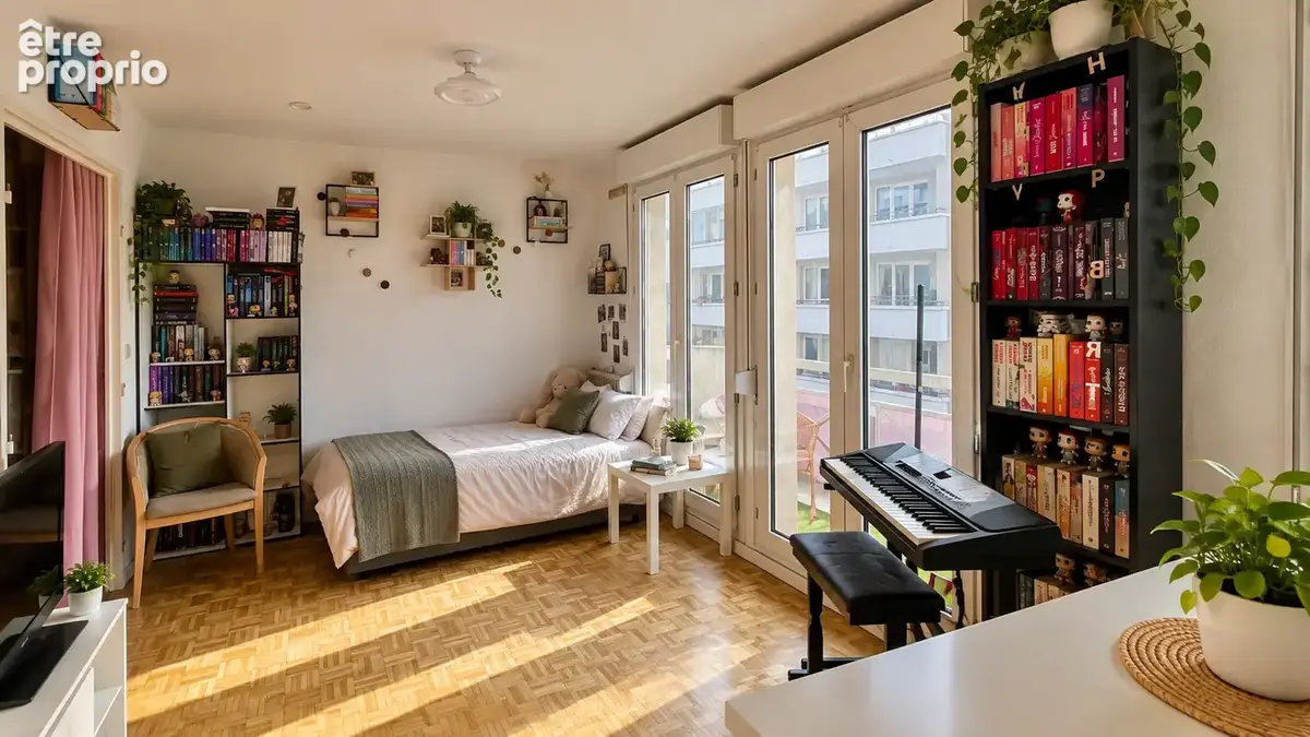 Studio de 28 m2 avec balcon, parking et cave / Idéal investissement locatif / pied a terre / premier achat. - photo 2