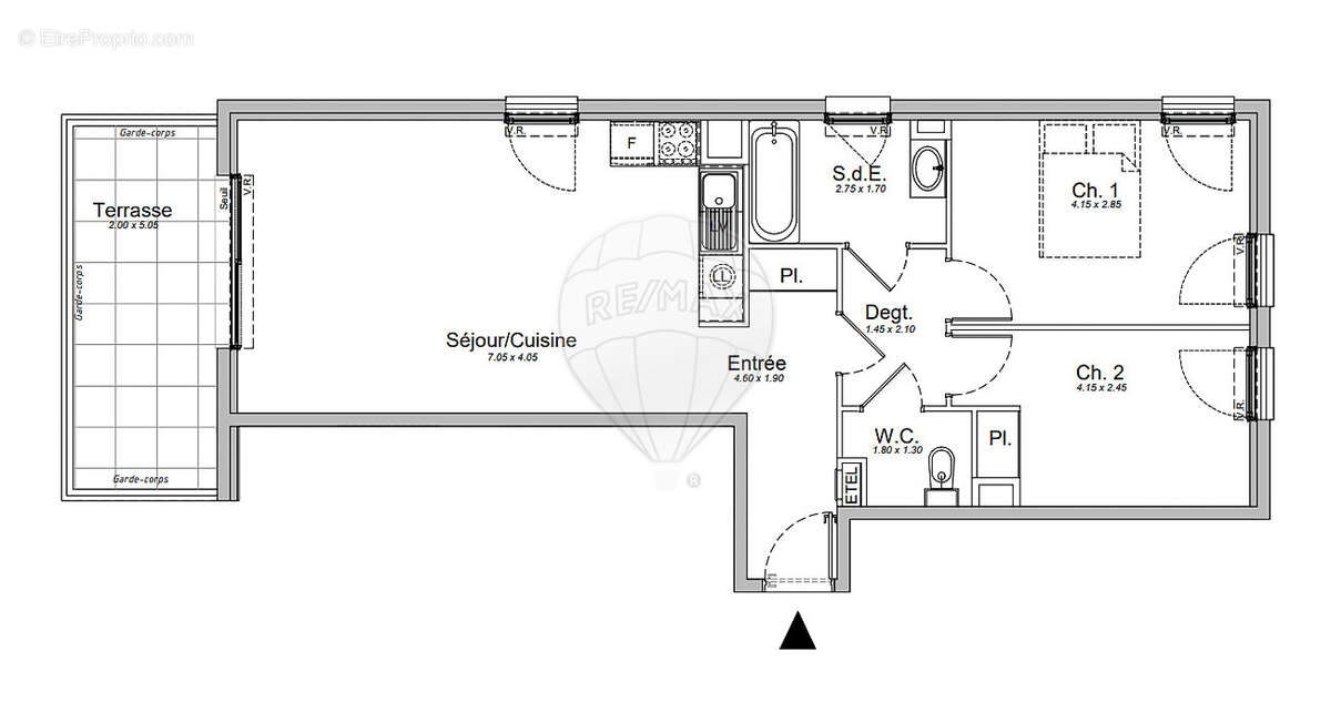 Appartement à SAINT-LAURENT-DU-VAR