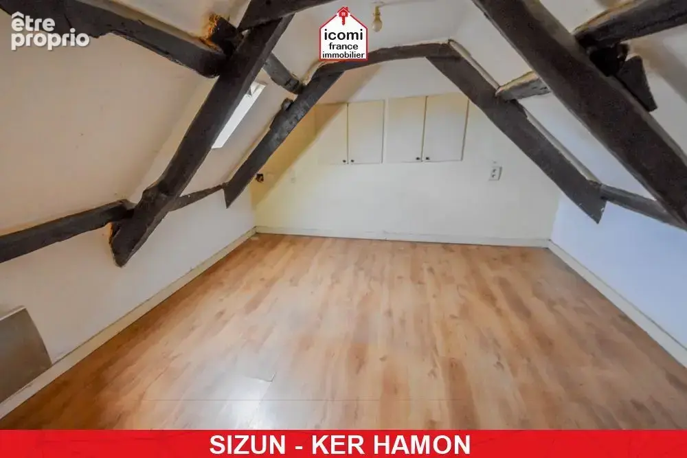 Finistere - sizun (29450) - a vendre - maison ancienne t3 de 61m² - 2 chambres - beau potentiel locatif sur terrain de 600m² - photo 5