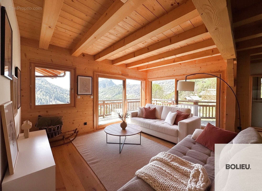 Chalet avec vue panoramique au Grand-Bornand - photo 2