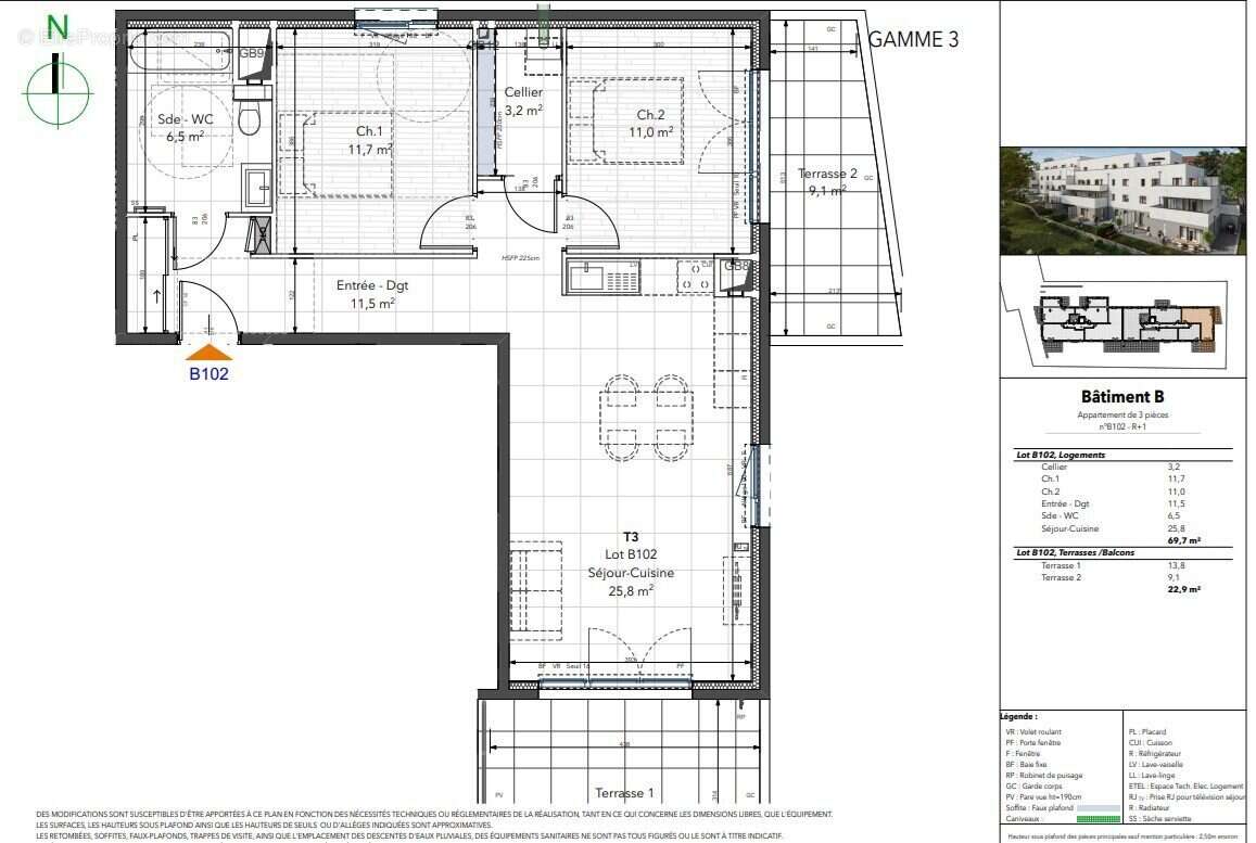 Appartement à LA TALAUDIERE