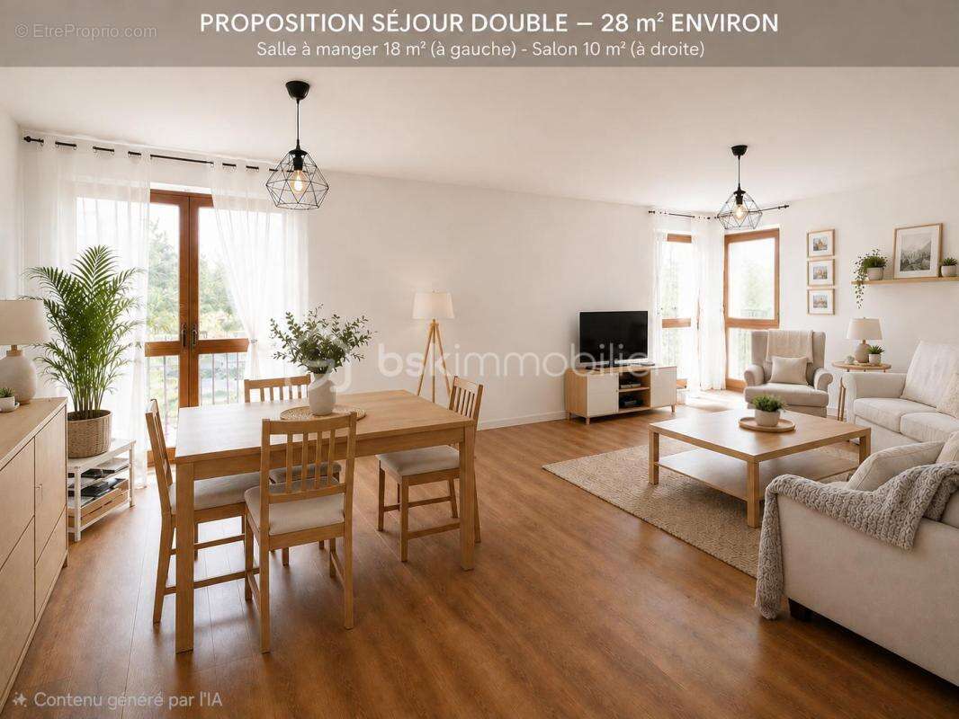 Appartement familial T5 - AVON Butte Montceau - Lisière de forêt, Écoles et Commerces à pied - photo 3