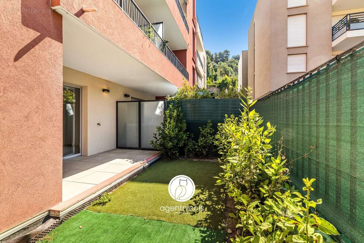 Nice // saint isidore : 2 pièces / terrasse / jardin / parking - photo 13