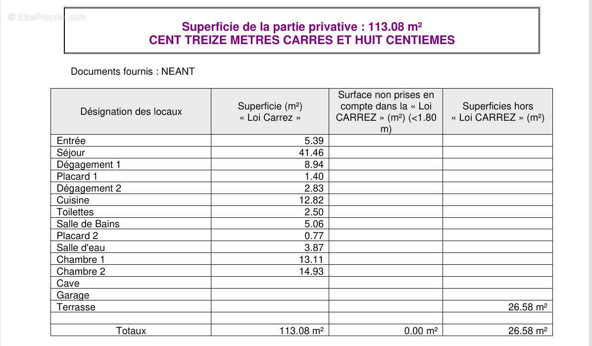 Appartement à LEVALLOIS-PERRET