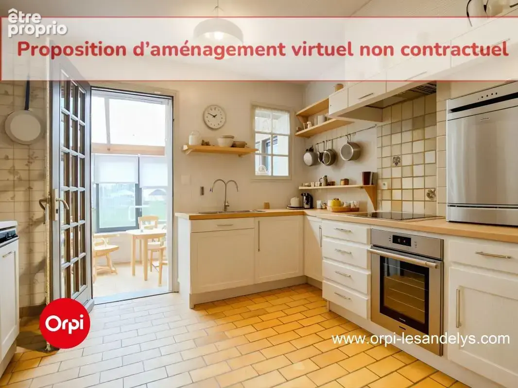 Maison À Vendre 3 chambres - Centre Ville Les Andelys - Sous sol total - photo 7