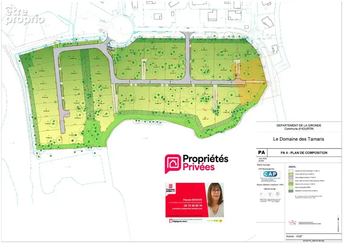 Hourtin-port  beau terrain viabilisé de 1 060 m²  à proximité du lac - photo 5