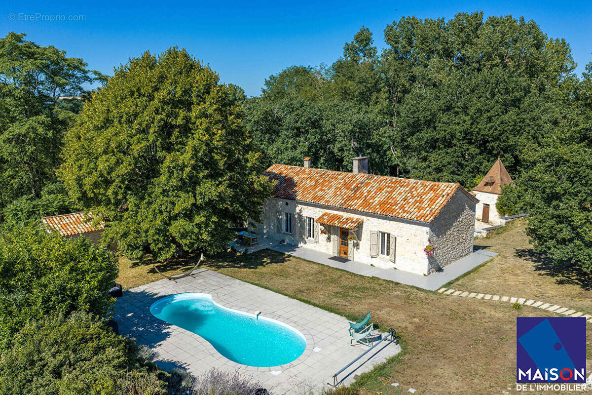 Entre Villeneuve-sur-Lot et Agen, Propriété en pierre avec gîte, piscine et pigeonnier  Dans la campagne venez découvrir cette b - photo 11