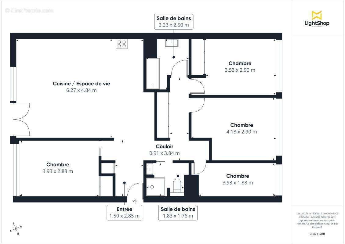 Appartement à PARIS-20E