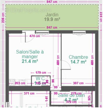 Appartement à LES GRAS