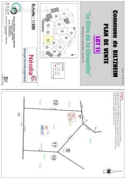 Terrain à BILTZHEIM