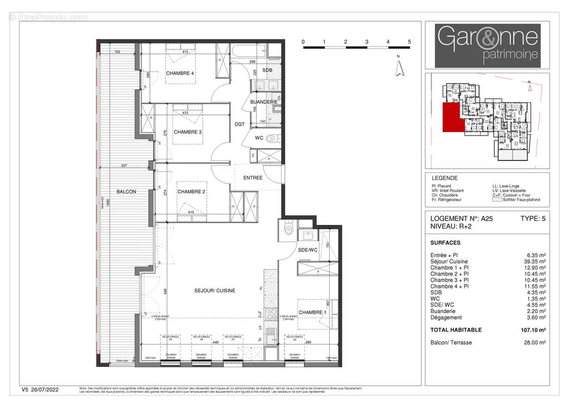 Appartement à ESCALQUENS