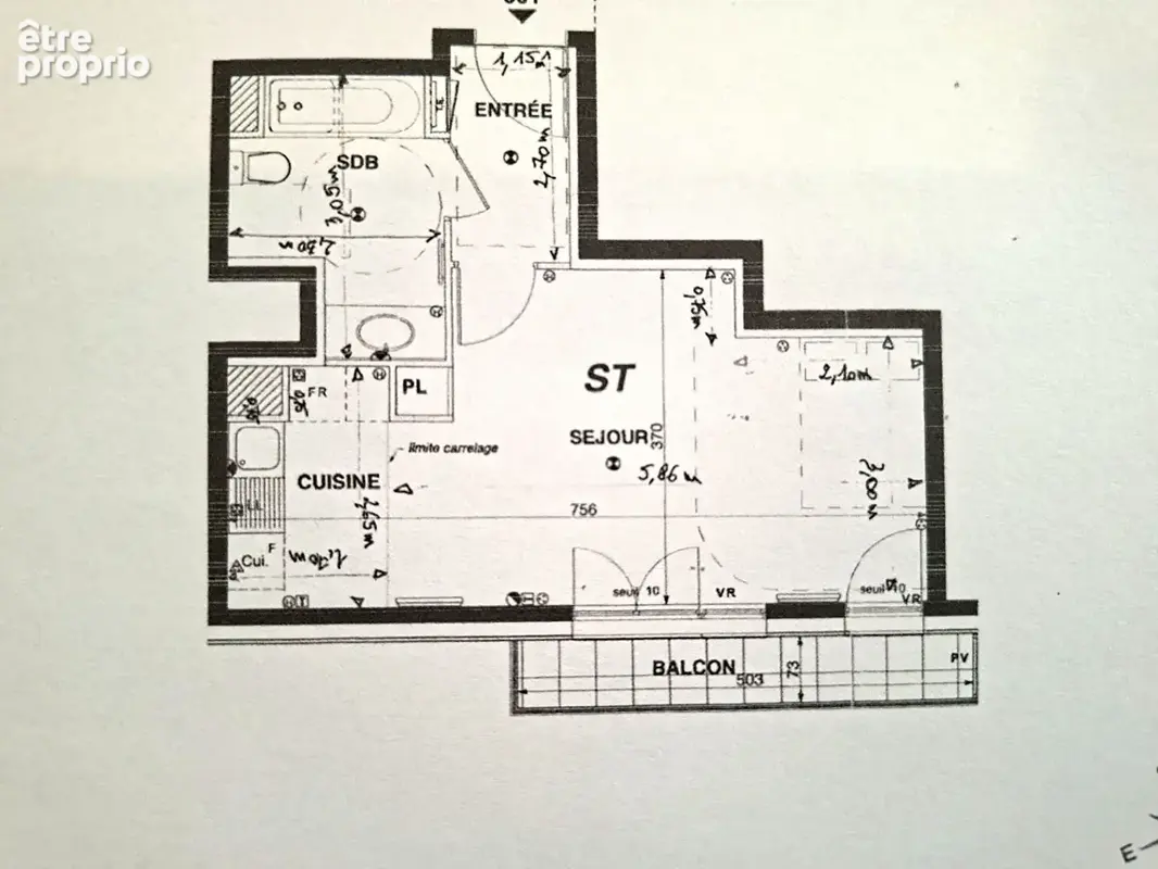 STUDIO immeuble récent avec parking - photo 7