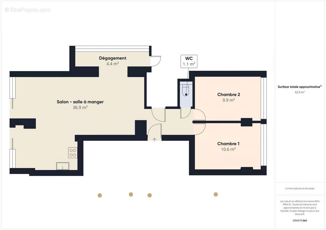 Appartement à MARSEILLE-9E