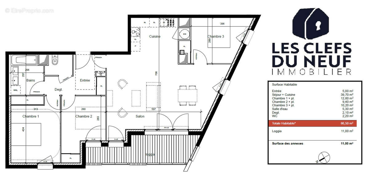 Appartement à TOULOUSE