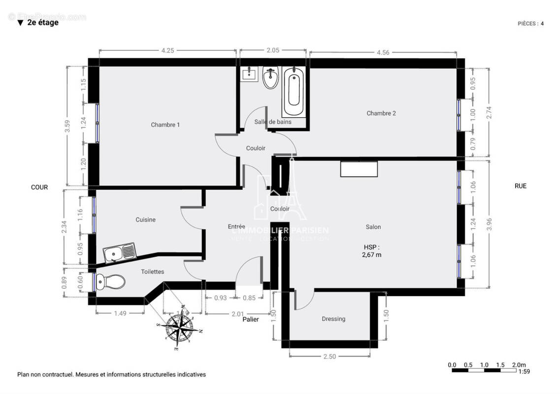 Appartement à PARIS-17E
