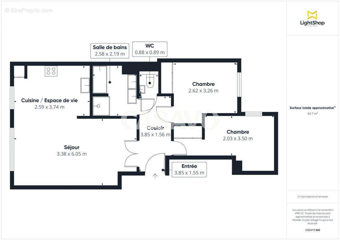 Appartement à MAISONS-ALFORT