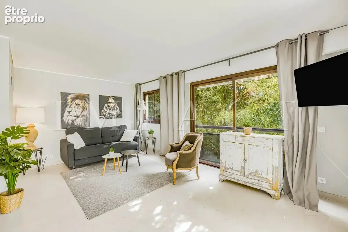 Co-exclusivité - Cannes Montrose appartement 2 pièces en rez de jardin à vendre - photo 4