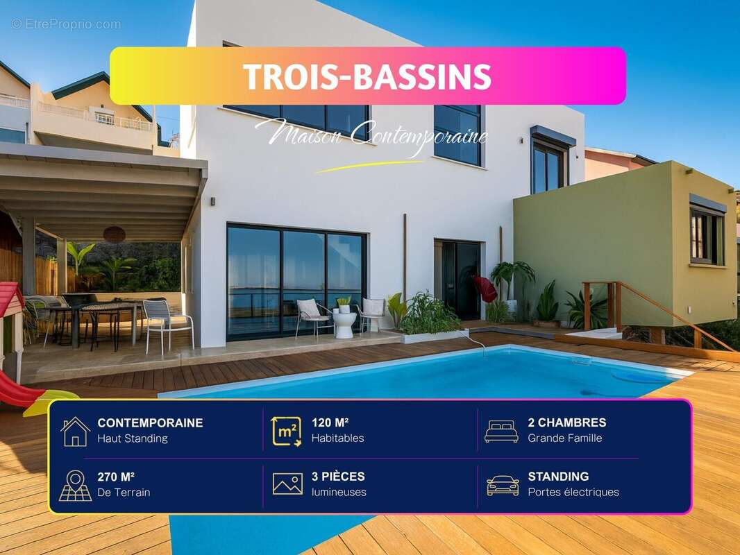 Maison 120 m² à Les Trois-Bassins  - photo 2