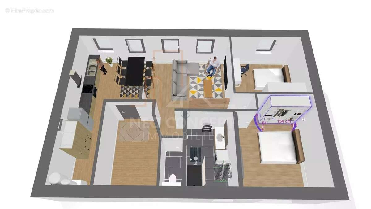 Appartement à NIEDERMODERN