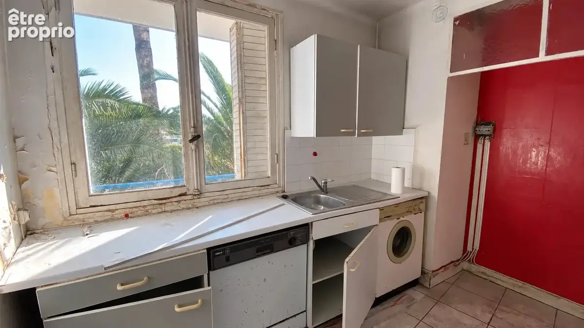 Cannes - bas croix des gardes - vente 2 pièces de 46,14 m2 - balcon - cave - photo 4