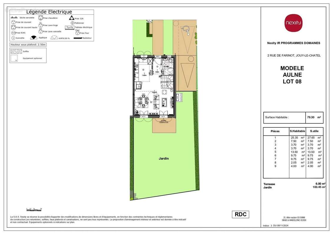 Maison à JOUY-LE-CHATEL